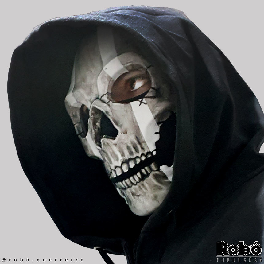 GHOST MW2 FULL SKULL MASK COLLECTION - MODERN WARFARE - WARZONE 3D print model_2