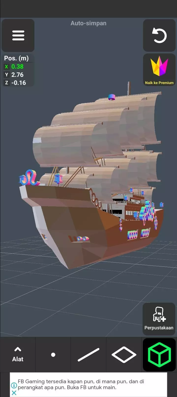 Ship model 3D print model