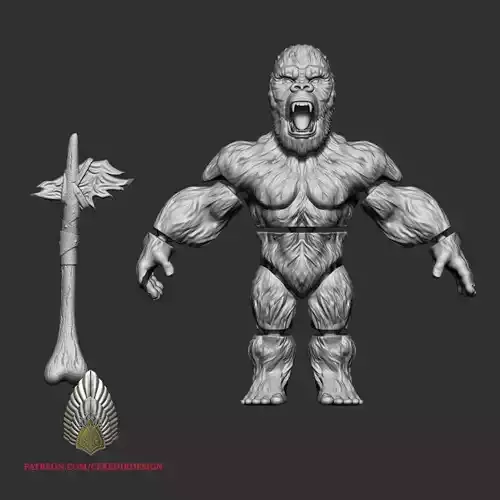 King Kong Flexi Articulating 3d digital download