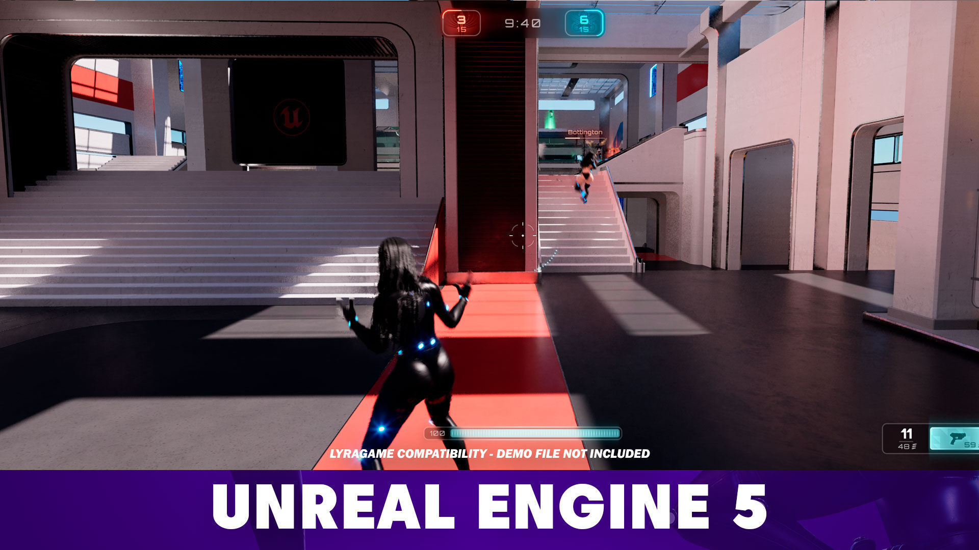 Reika - Gantz - Game Ready 3D model - UE5 Low-poly 3D model_12