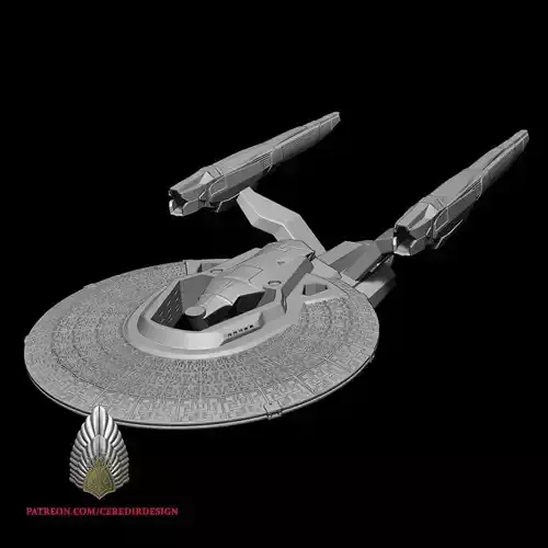 USS Vengeance Star Trek 3d digital download 3D print model