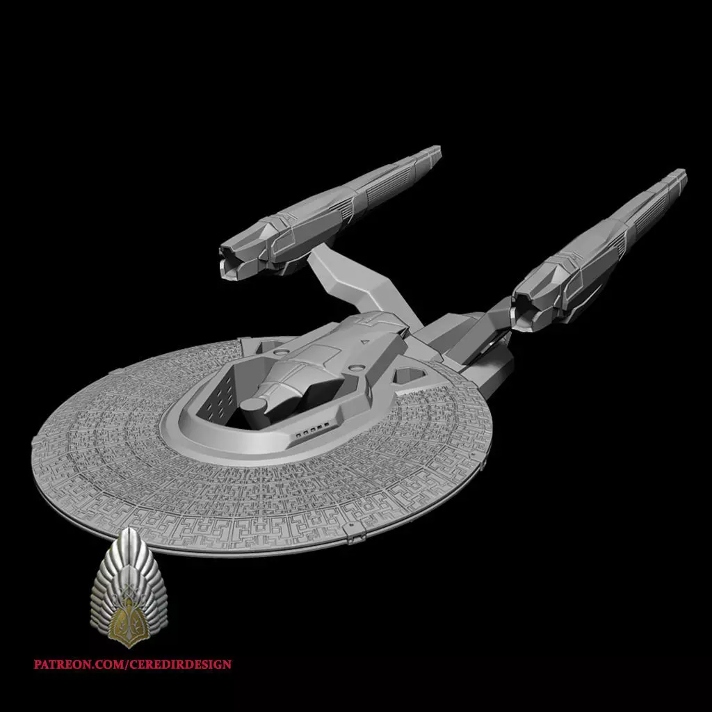 USS Vengeance Star Trek 3d digital download 3D print model_0