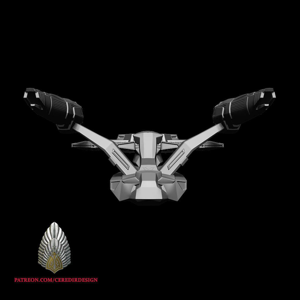 USS Vengeance Star Trek 3d digital download 3D print model_3