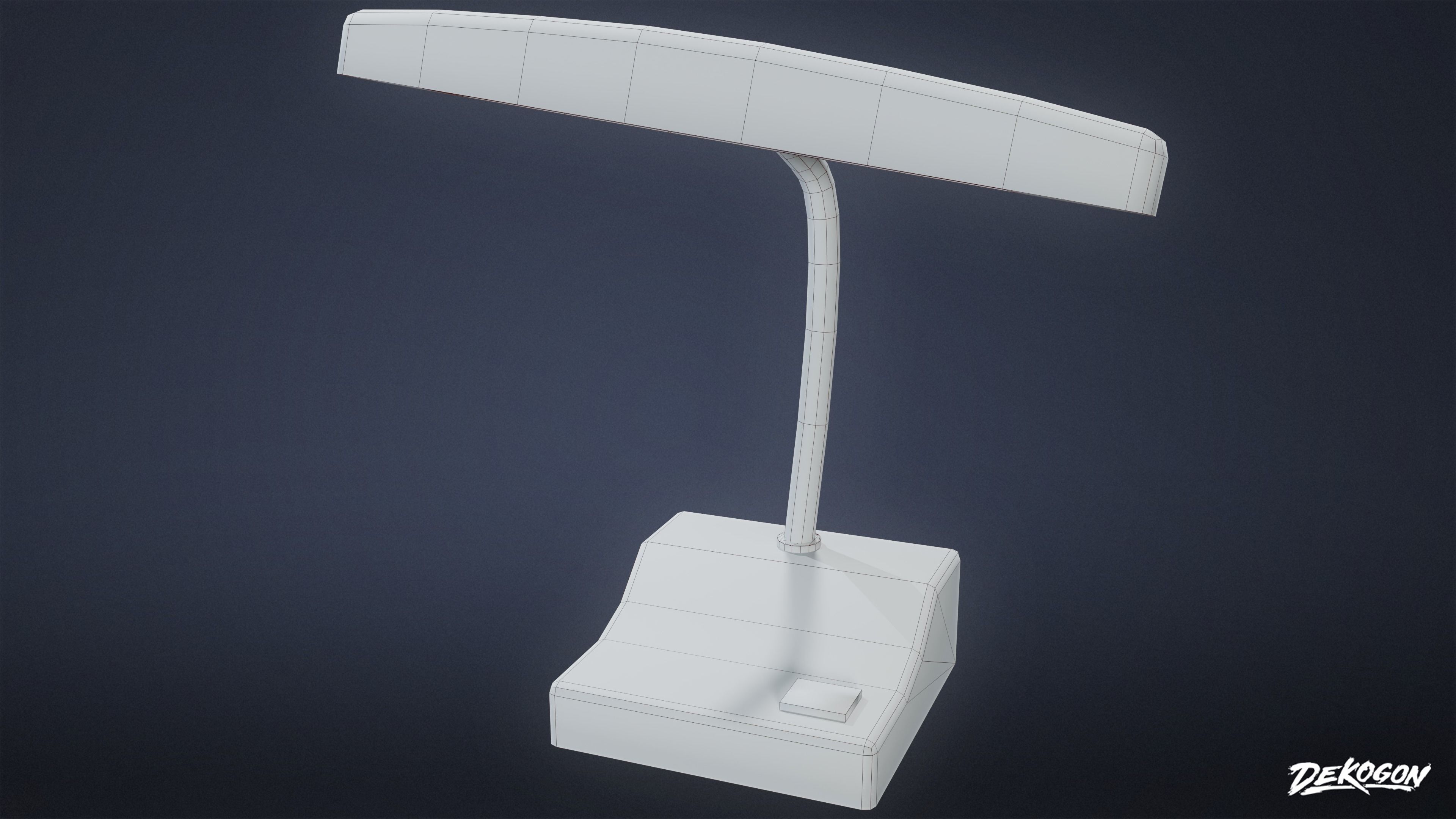 SAFE HOUSE - Desk Lamp 01 - LOW POLY Low-poly 3D model_2