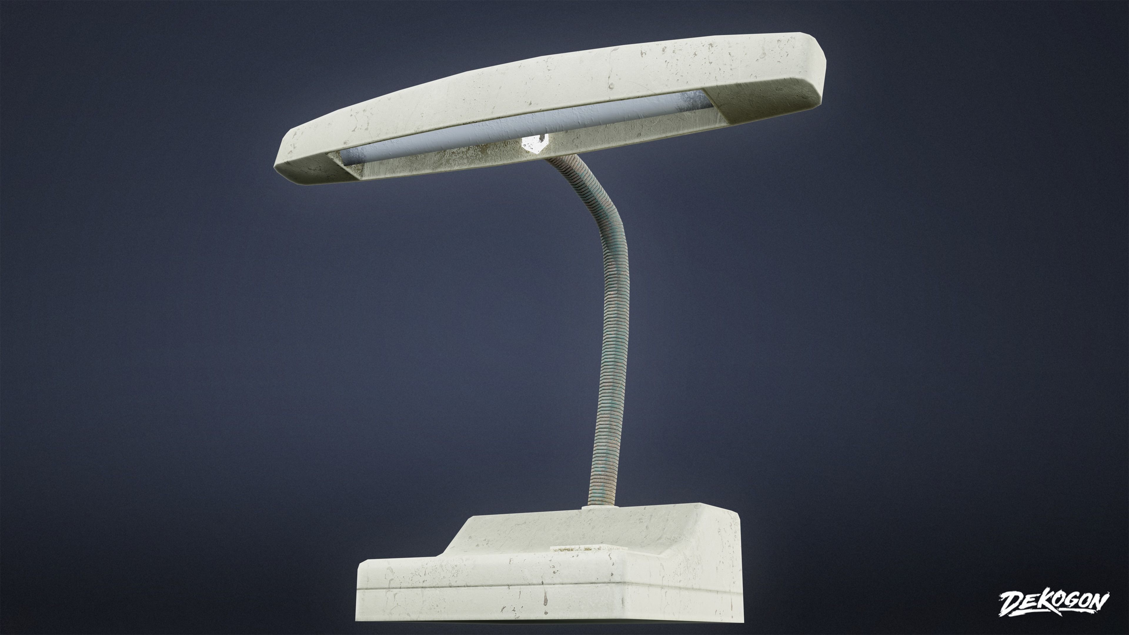 SAFE HOUSE - Desk Lamp 01 - LOW POLY Low-poly 3D model_5
