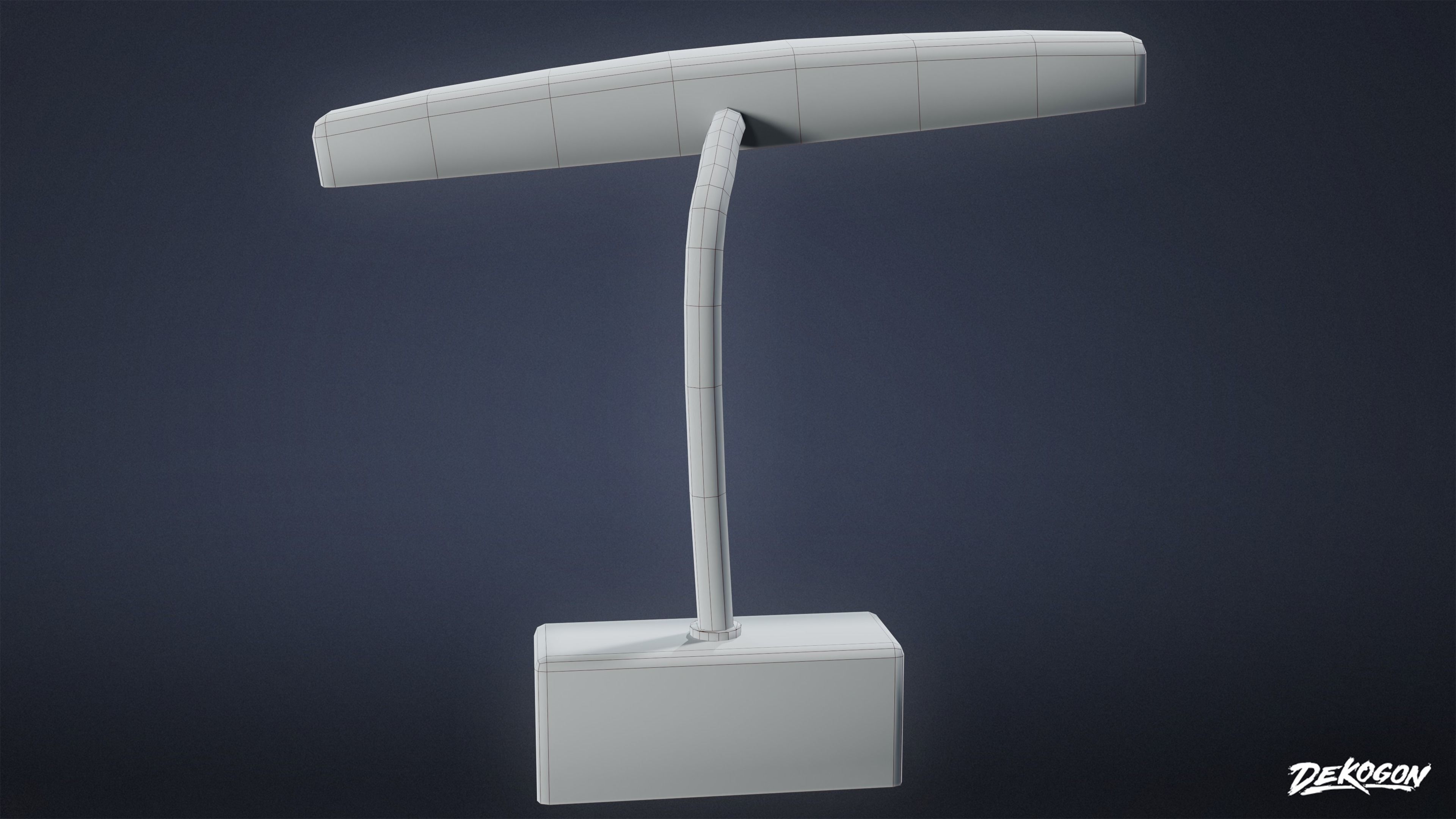 SAFE HOUSE - Desk Lamp 01 - LOW POLY Low-poly 3D model_8
