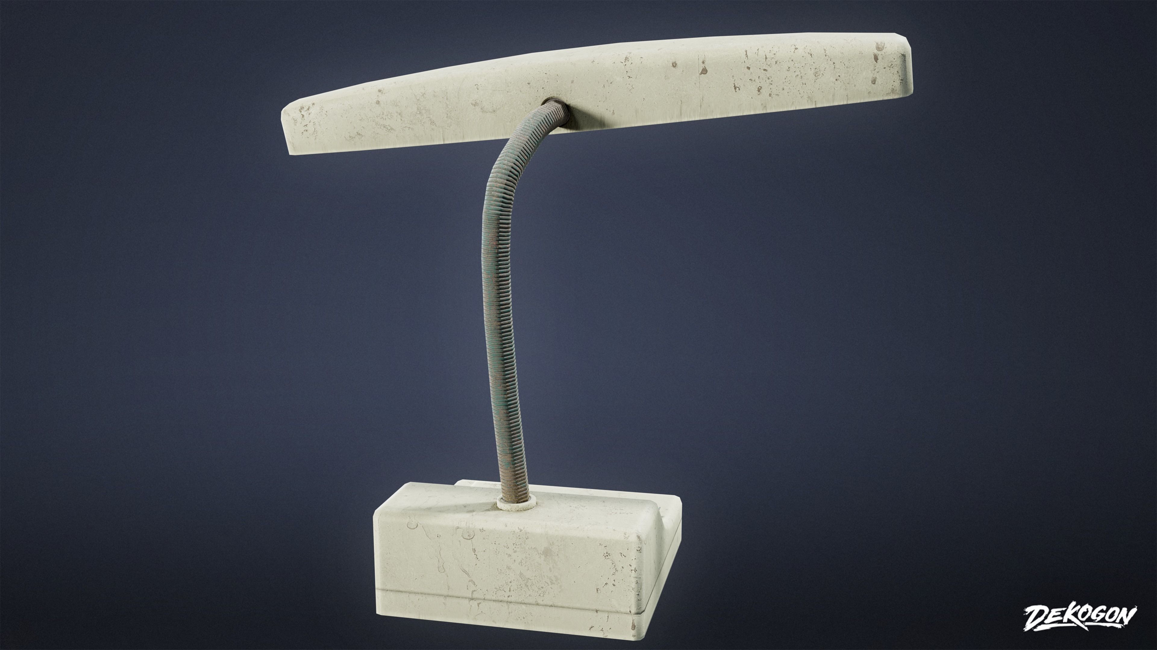 SAFE HOUSE - Desk Lamp 01 - LOW POLY Low-poly 3D model_4