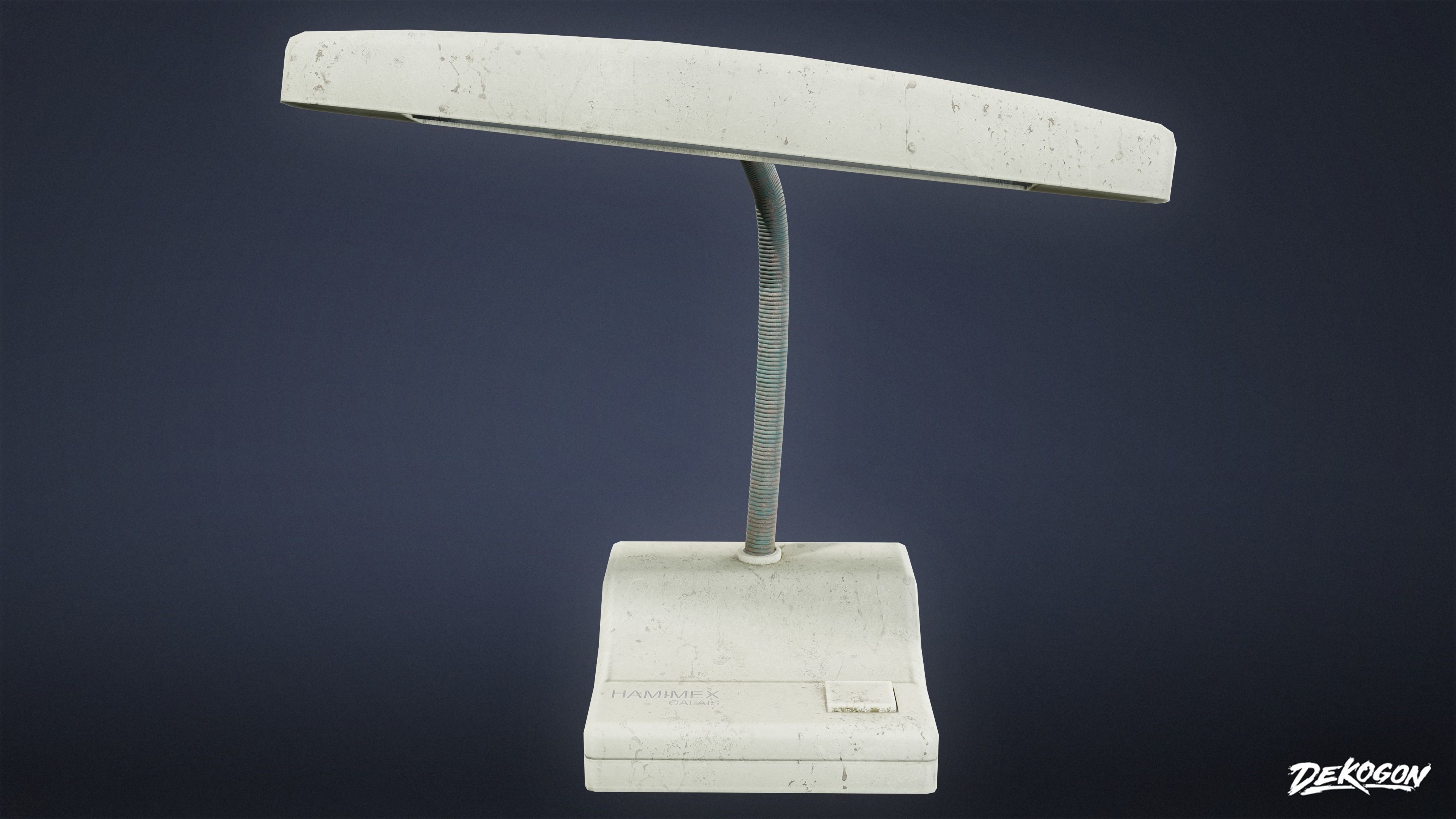 SAFE HOUSE - Desk Lamp 01 - LOW POLY Low-poly 3D model_1