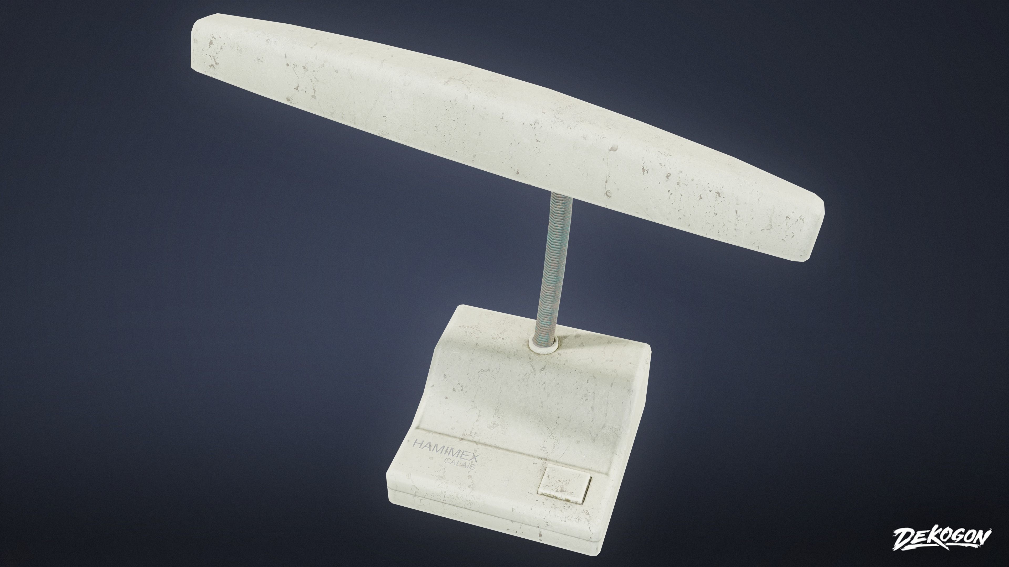 SAFE HOUSE - Desk Lamp 01 - LOW POLY Low-poly 3D model_6