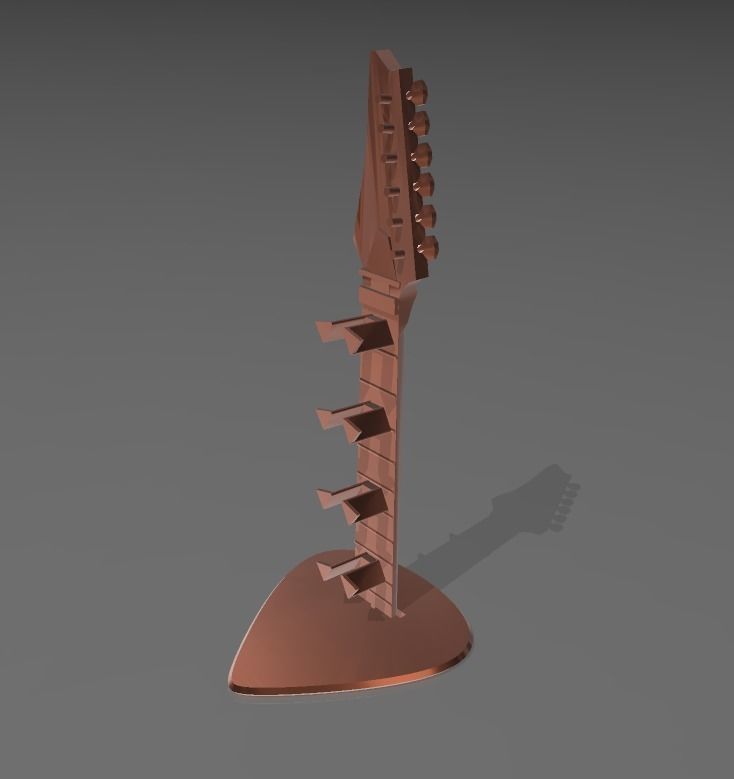 ROCKER GLASSES HOLDER 3D print model_4