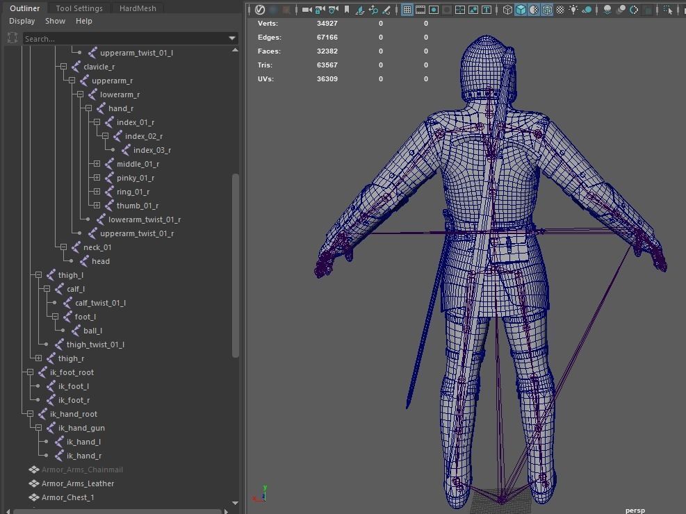 TAB Medieval Knight - 1 Rm Low-poly 3D model_41