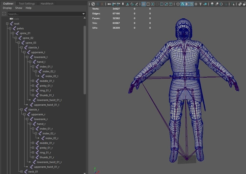TAB Medieval Knight - 1 Rm Low-poly 3D model_40