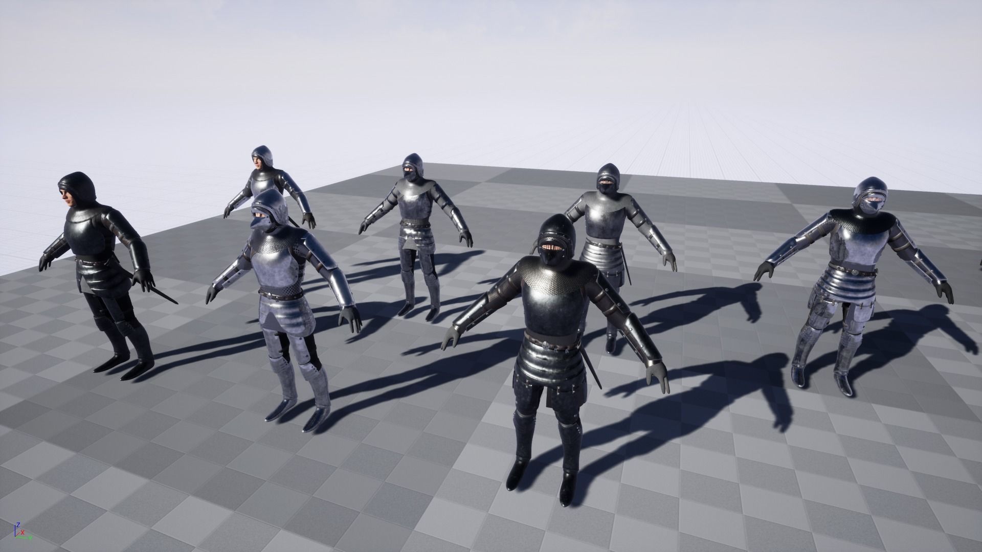 TAB Medieval Knight - 1 Rm Low-poly 3D model_37