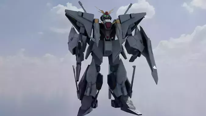 Mobile Suit Gundam Hathaway  RX-105-Gundam 3D model