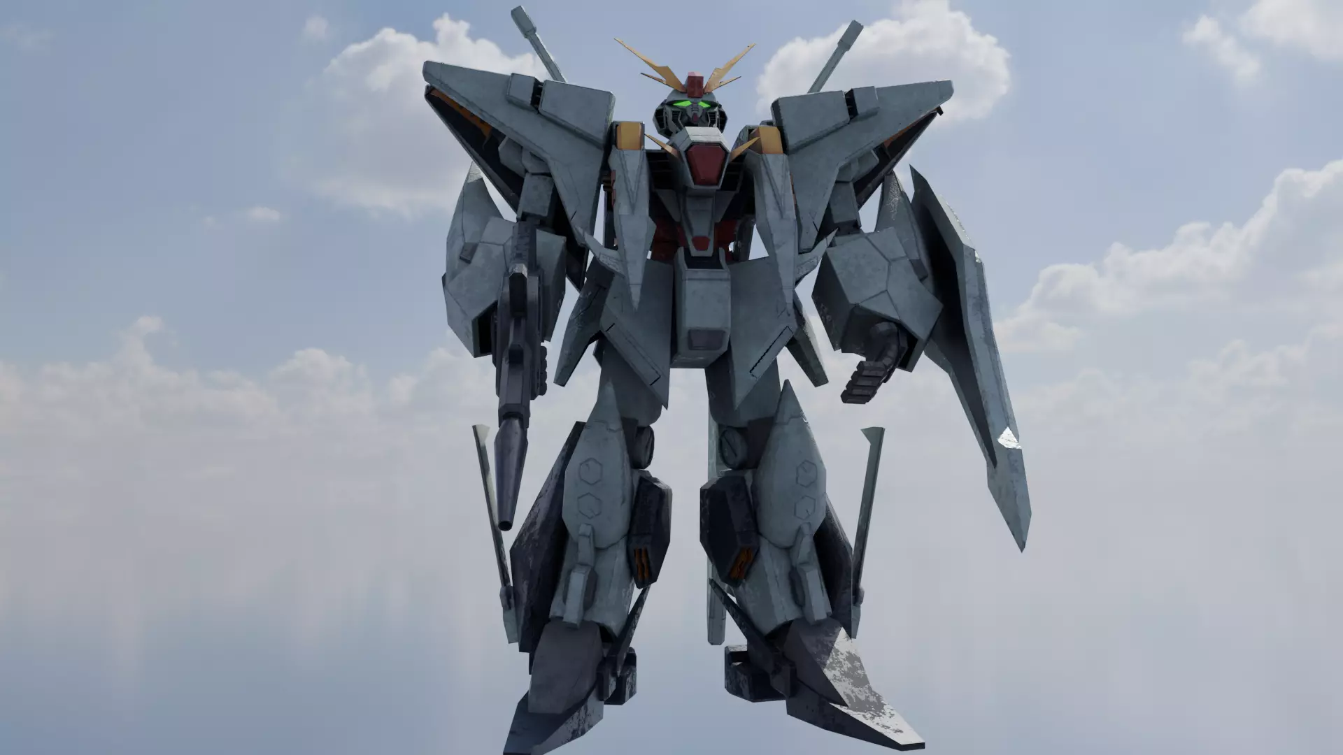 Mobile Suit Gundam Hathaway  RX-105-Gundam 3D model_0
