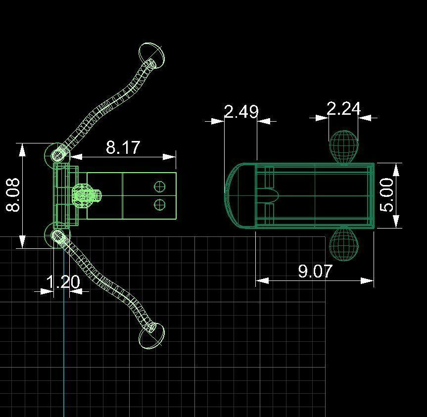 Jewelry CLASP box for chain 5mm STL ready for Print 3D print model_4