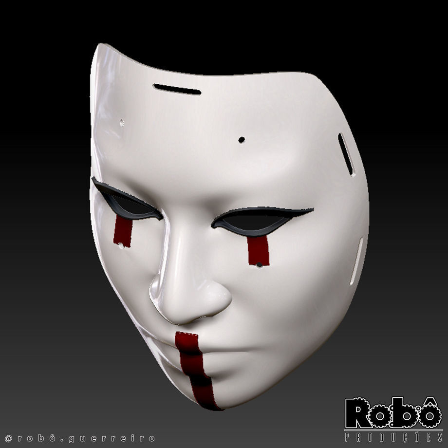 ROZE BAD BISHOP MASK - MW2 - WARZONE - STL MODEL 3D PRINT FILE 3D print model_5