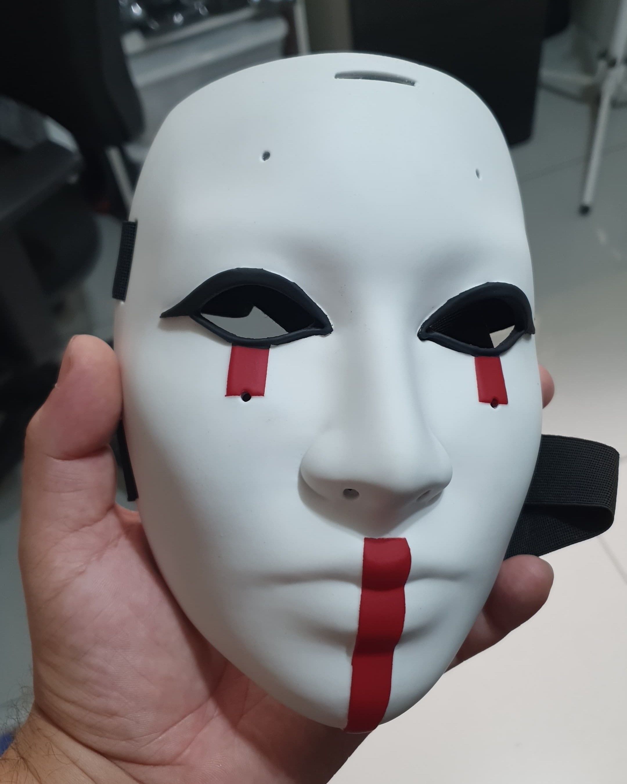 ROZE BAD BISHOP MASK - MW2 - WARZONE - STL MODEL 3D PRINT FILE 3D print model_6