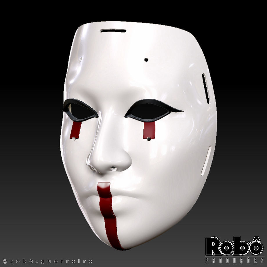 ROZE BAD BISHOP MASK - MW2 - WARZONE - STL MODEL 3D PRINT FILE 3D print model_4