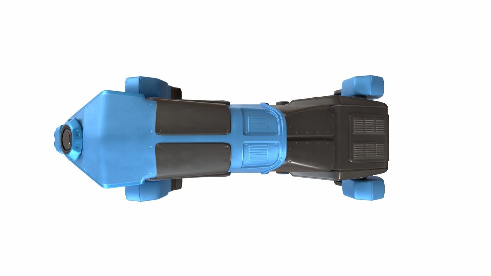 Robot Dog Low-poly 3D model_7