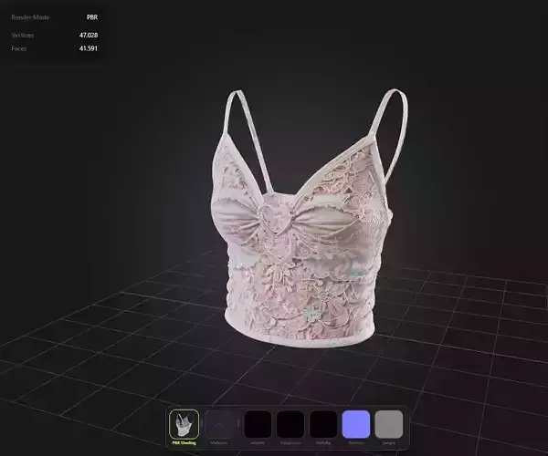 Fashion Girl Top PBR 4k