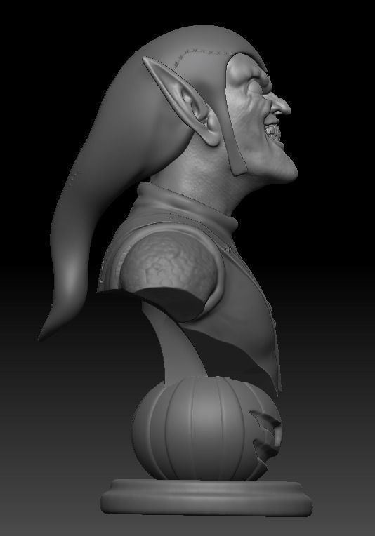 GREEN GOBLIN BUST 3D print model_9