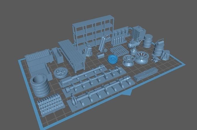 WW2 German Field Repair  3D print model
