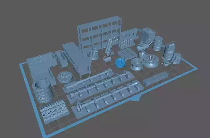 WW2 German Field Repair  3D print model