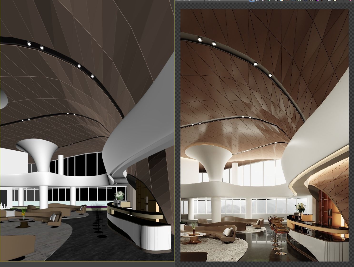 Sales hall for fstorm 143d 3D model 3D model_1