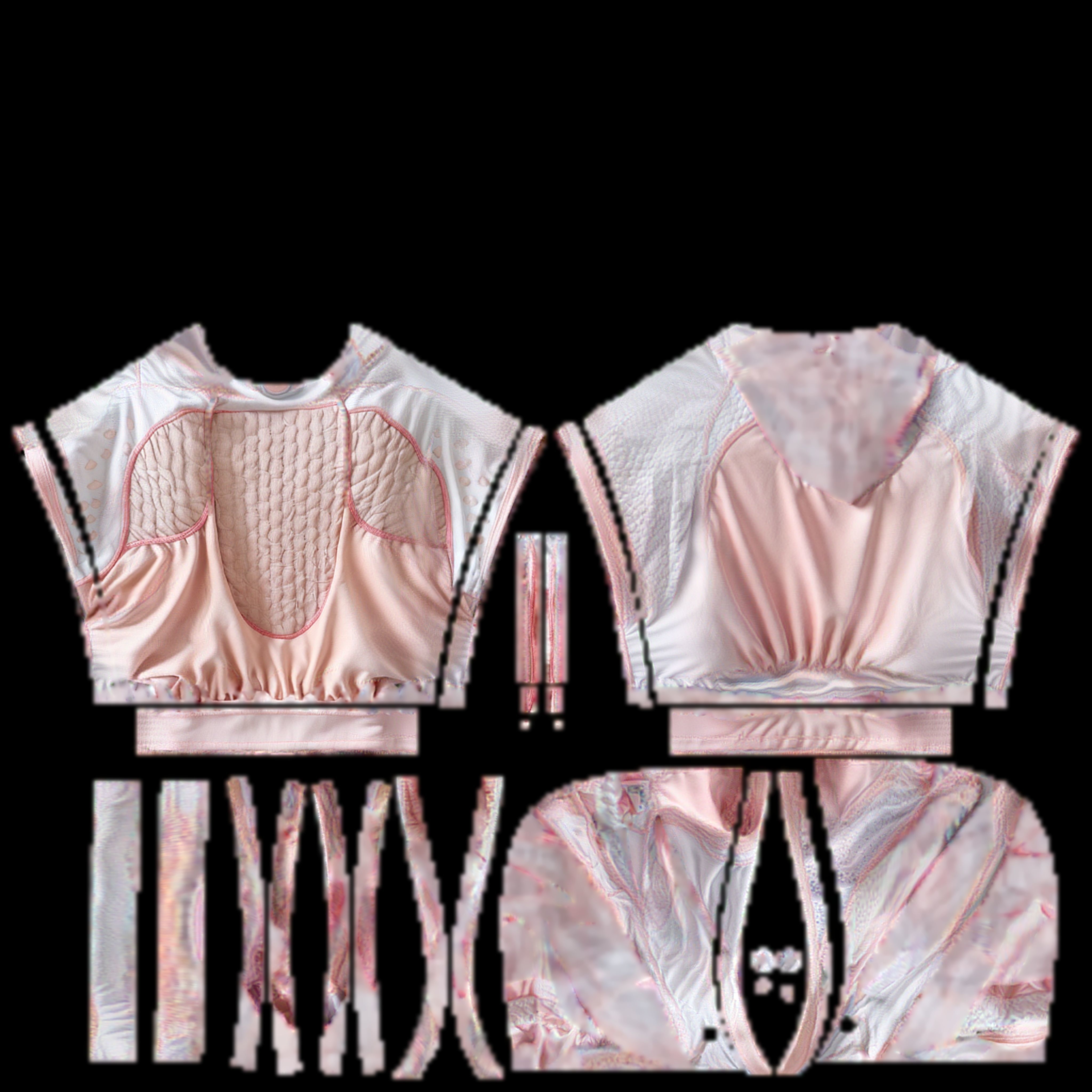 female Hoodie PBR 4k Low-poly 3D model_2