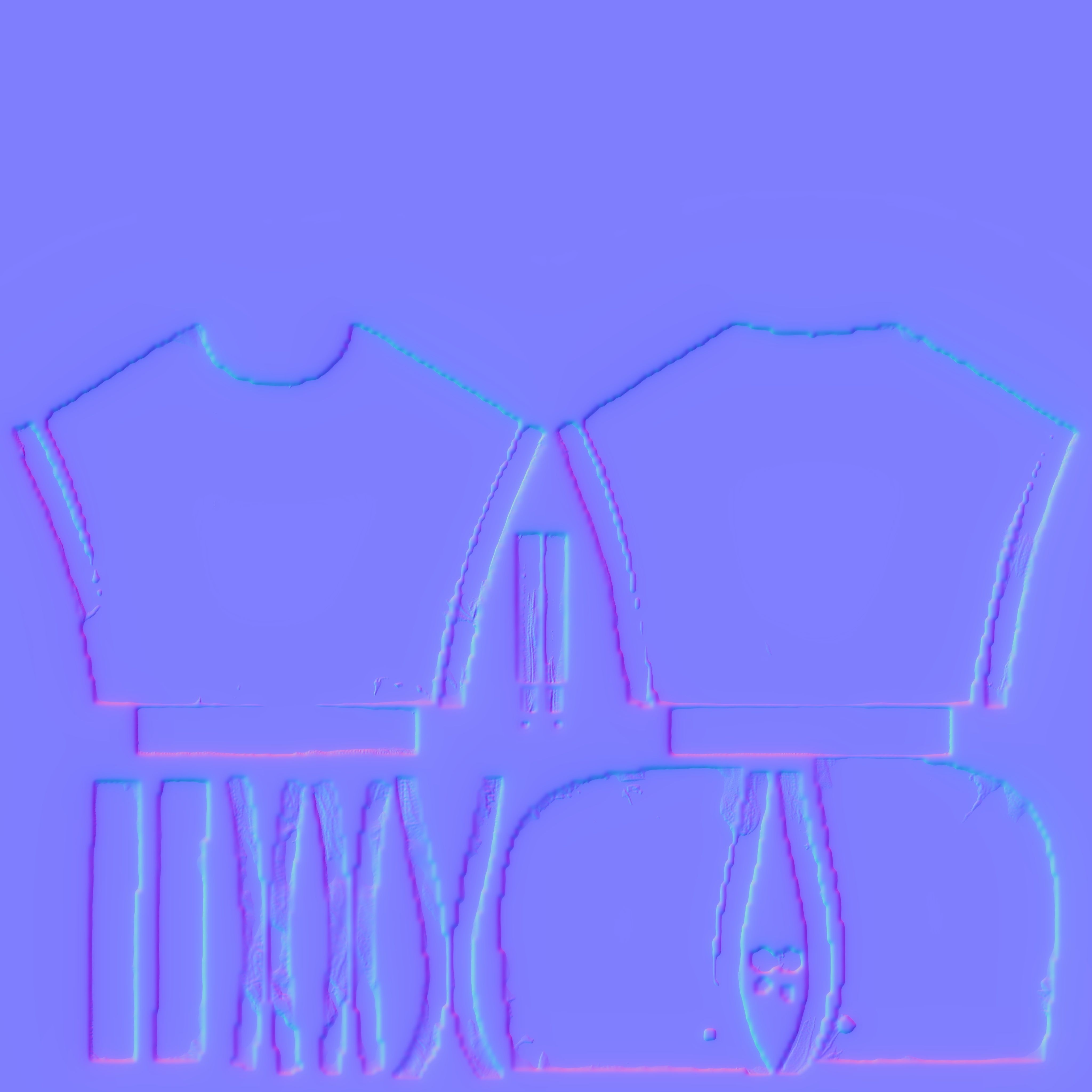 female Hoodie PBR 4k Low-poly 3D model_4