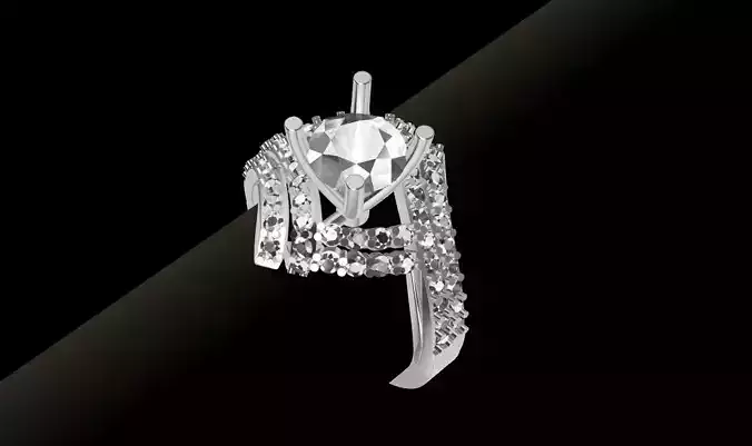 Diamond ring White gold