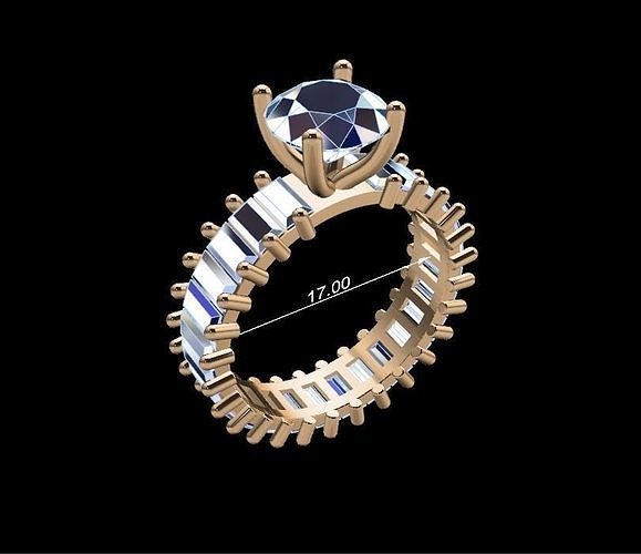 Women Ring 73 3D print model