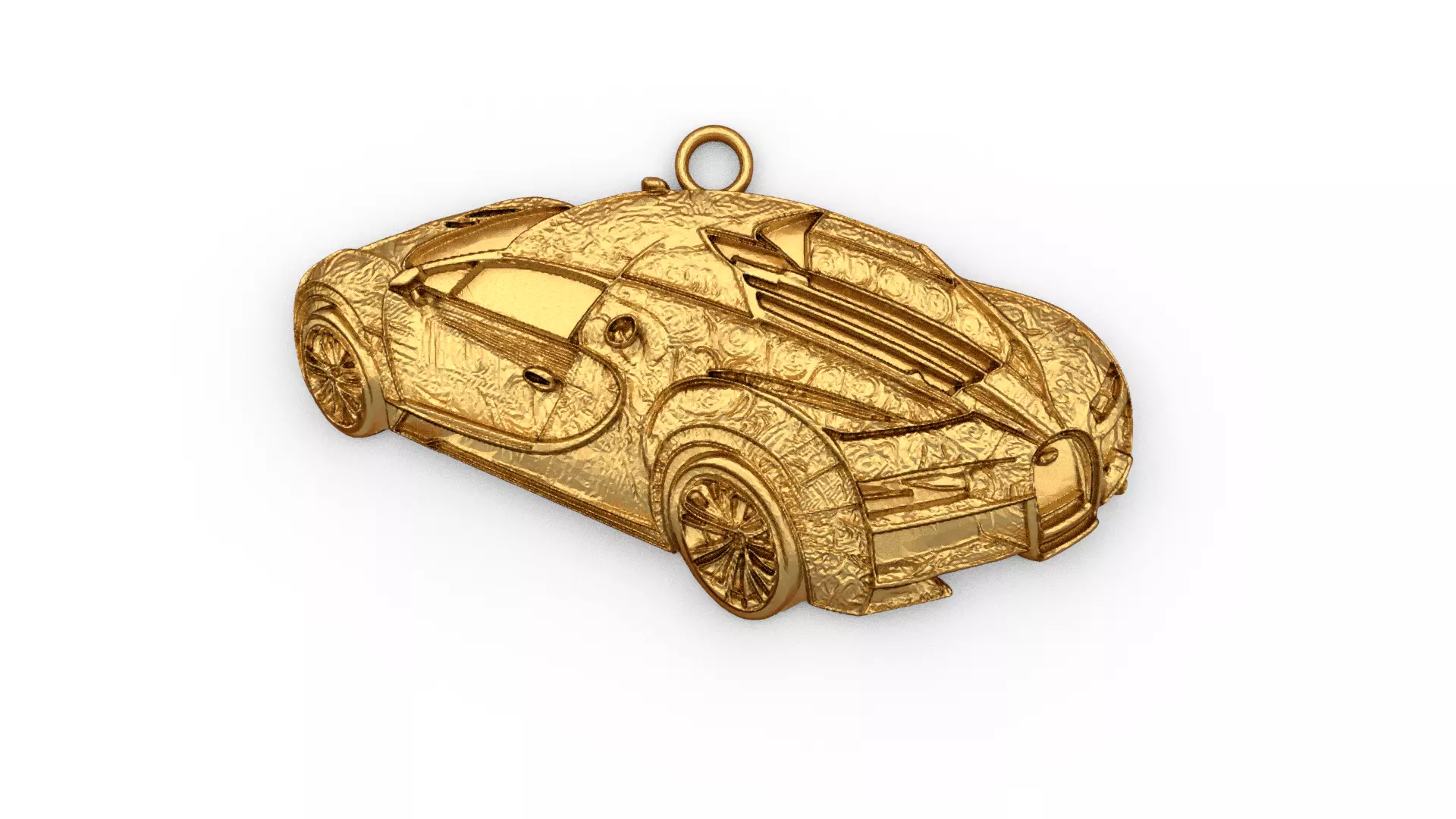 car pendant-02 printable jewelry  3D print model_0