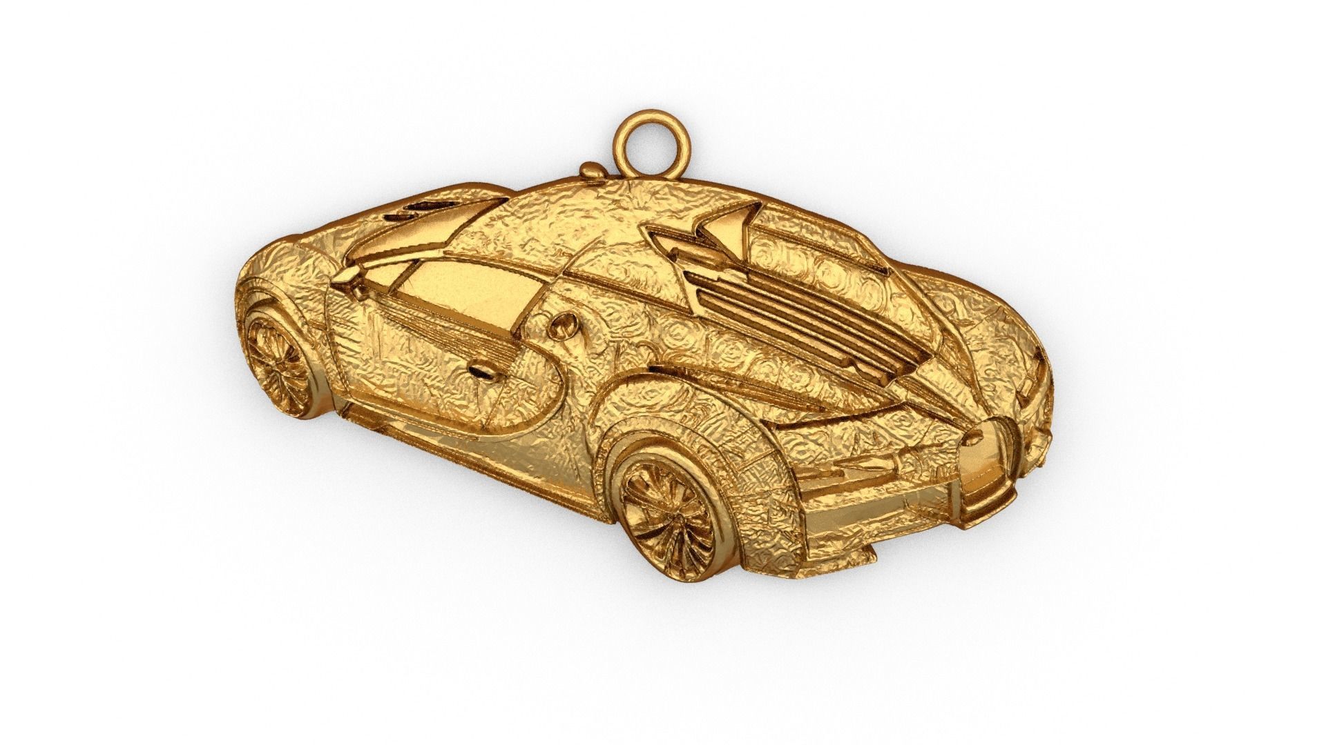 car pendant-02 printable jewelry  3D print model_4