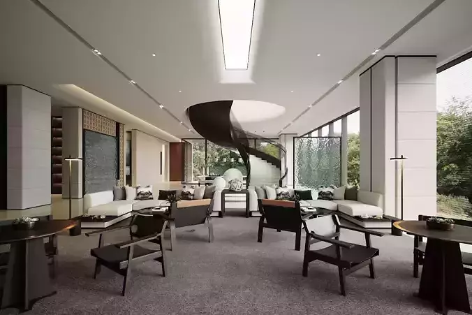 Sales hall for fstorm 156H 3D model