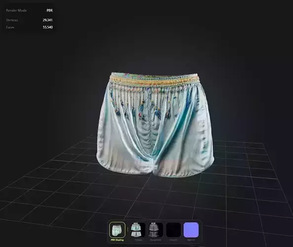 Boho Shorts PBR 4k