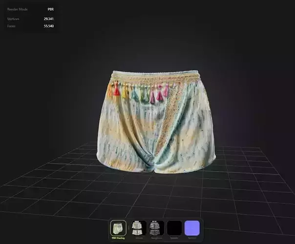 Boho Shorts PBR 4k 