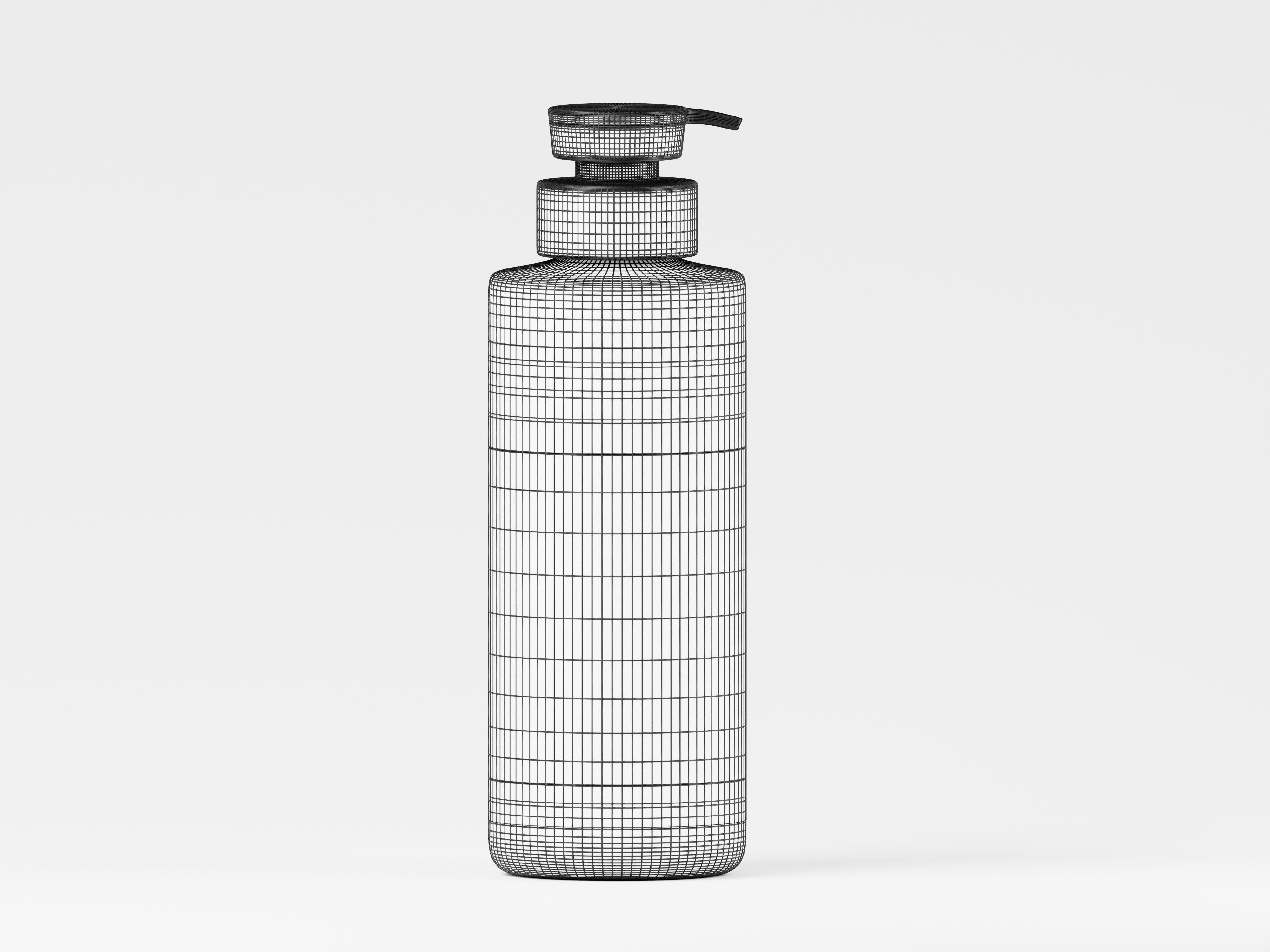 Cosmetic Bottle 3D Model Low-poly 3D model_1