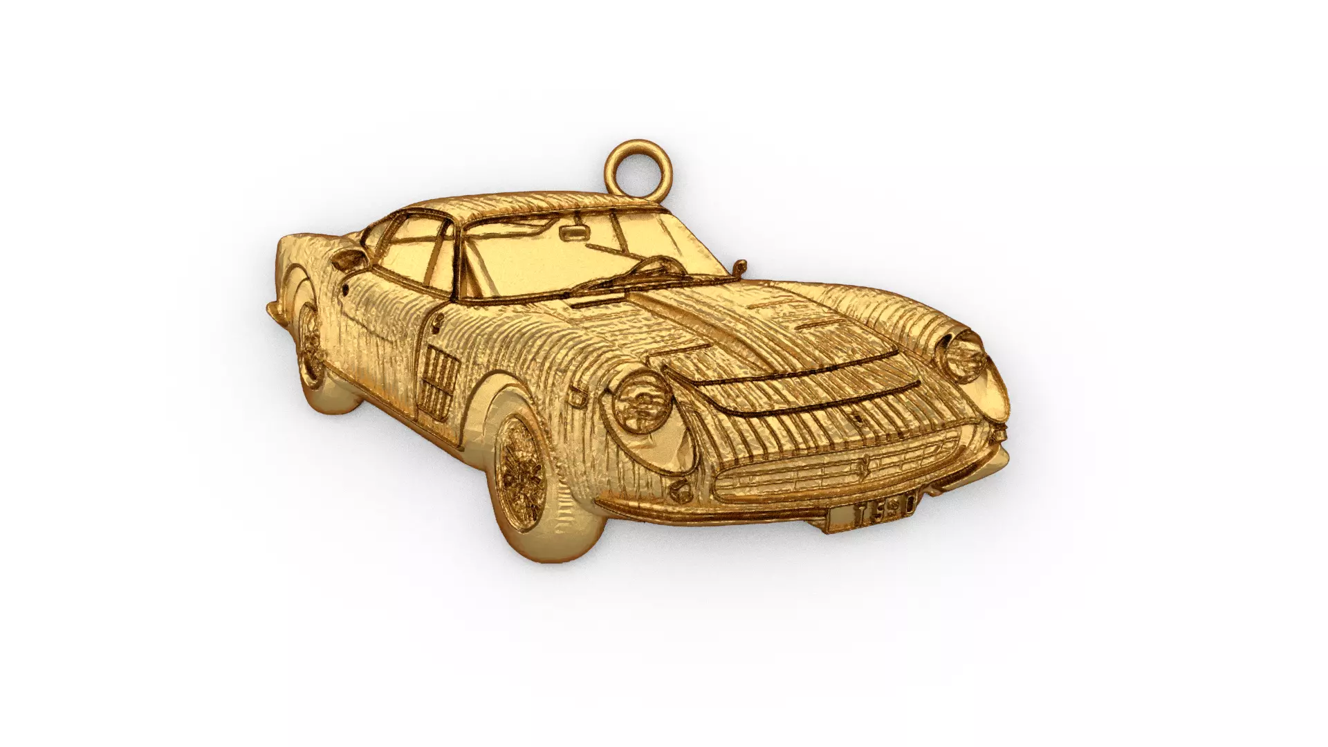car pendant-03 printable jewelry 3D print model_0