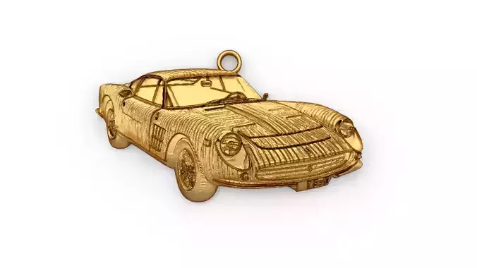 car pendant-03 printable jewelry 3D print model