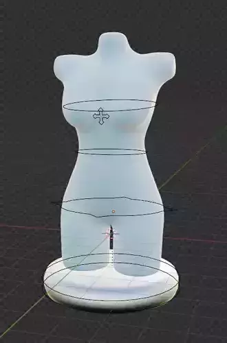 body with bones for clothing renders