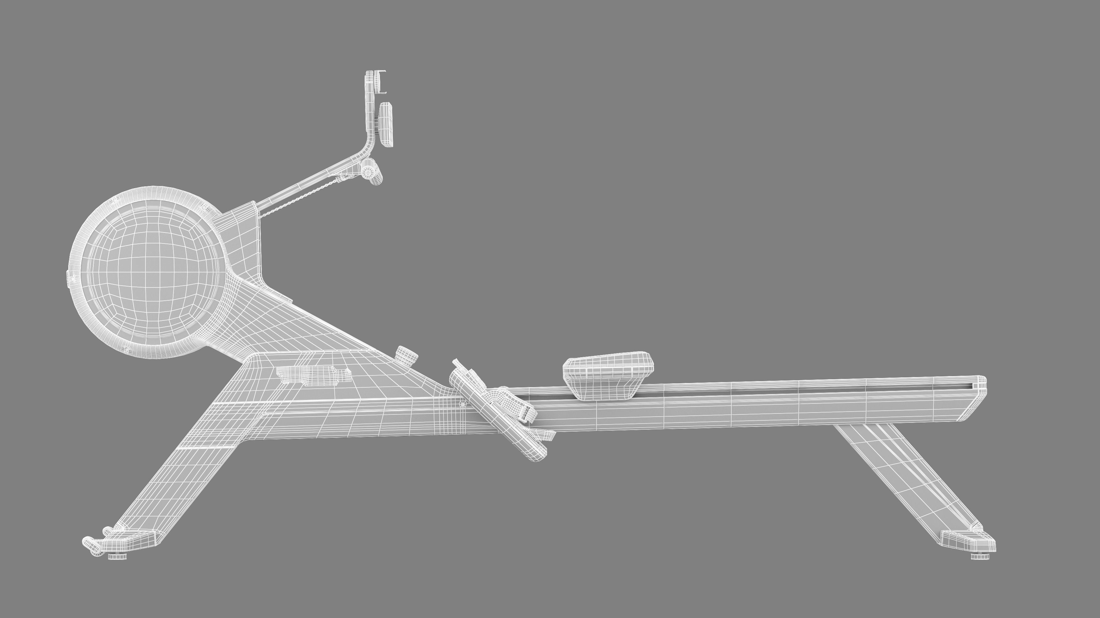 Technogym SkillRow 3D model_13