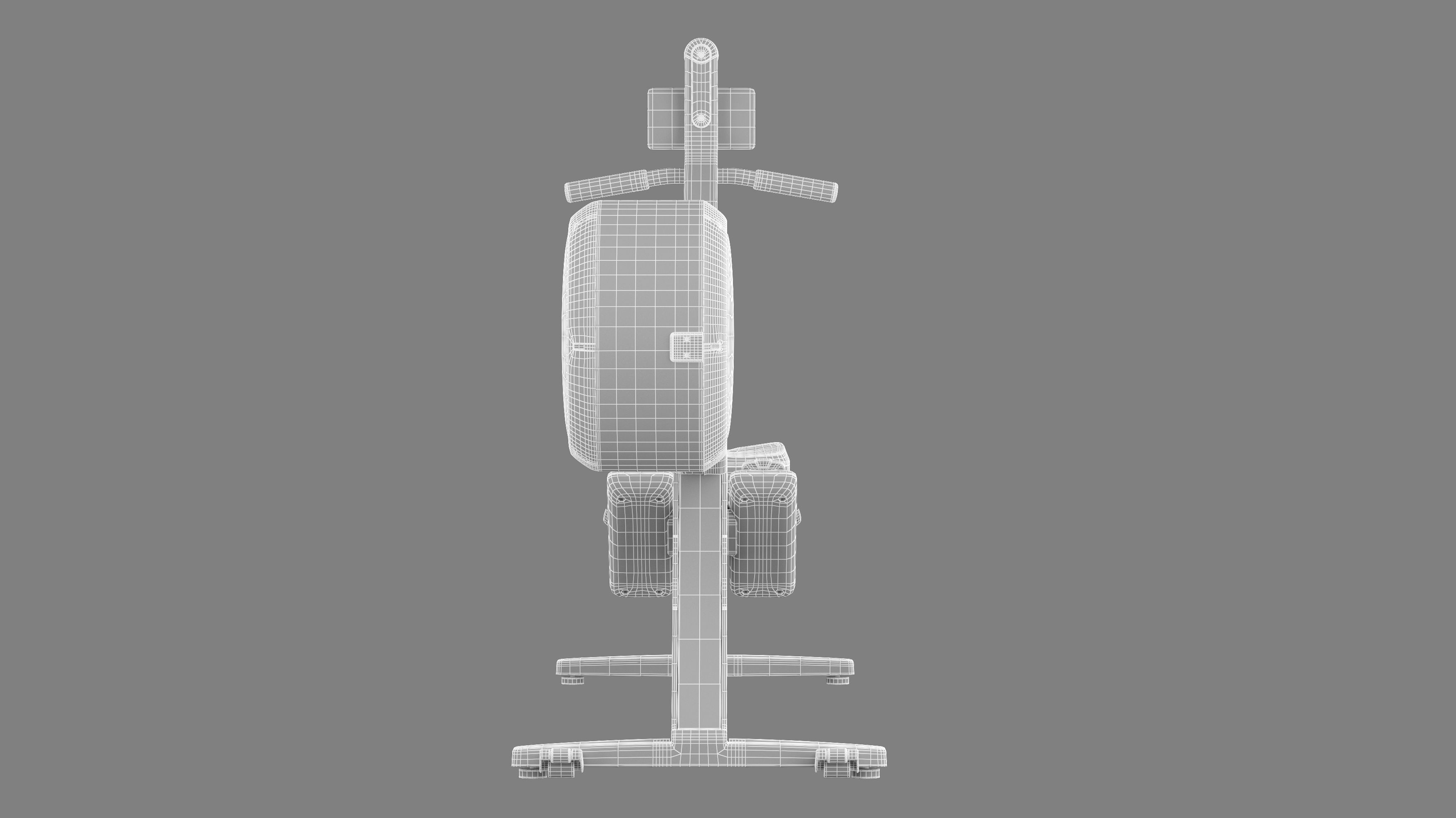 Technogym SkillRow 3D model_12
