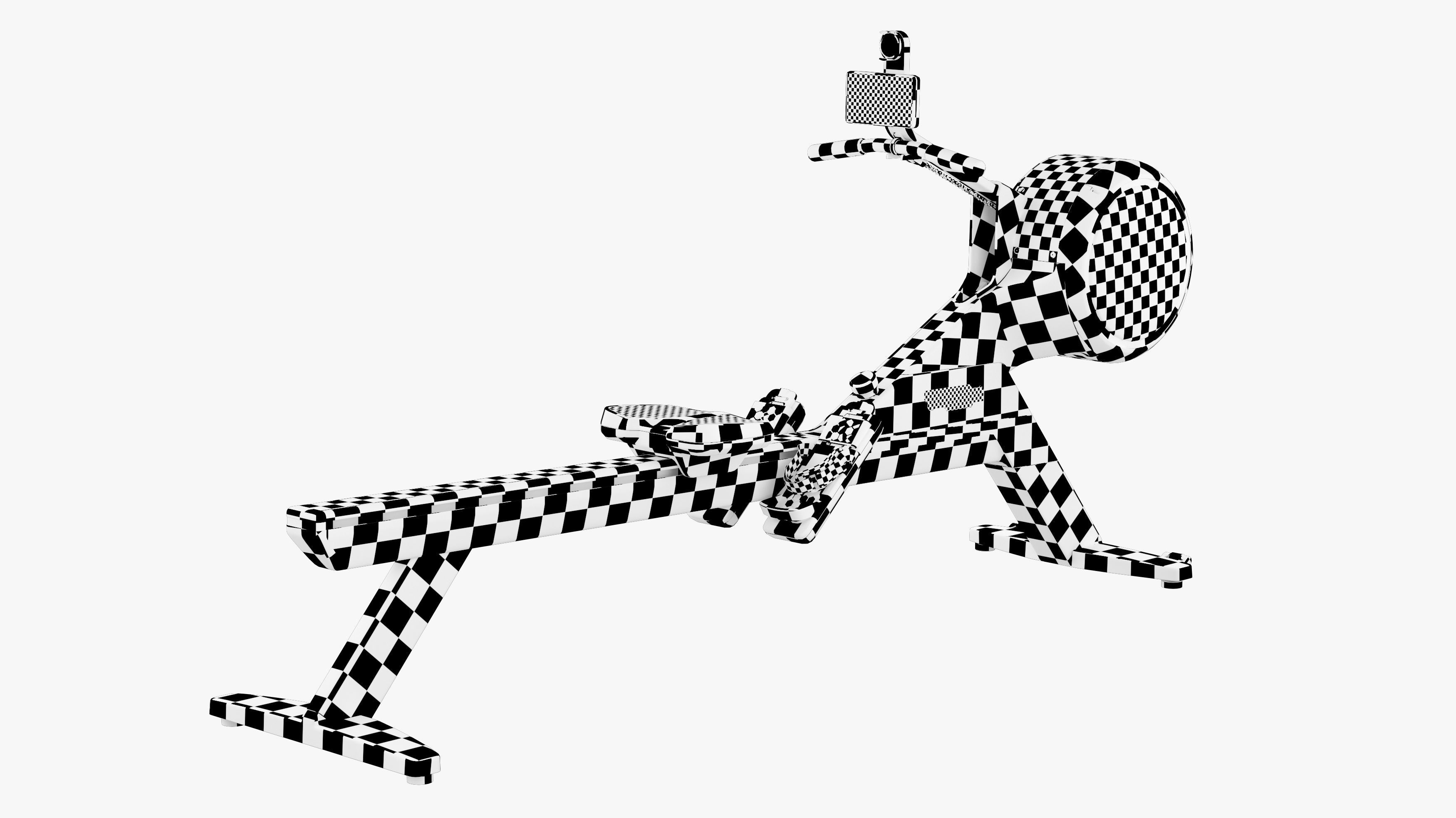 Technogym SkillRow 3D model_19