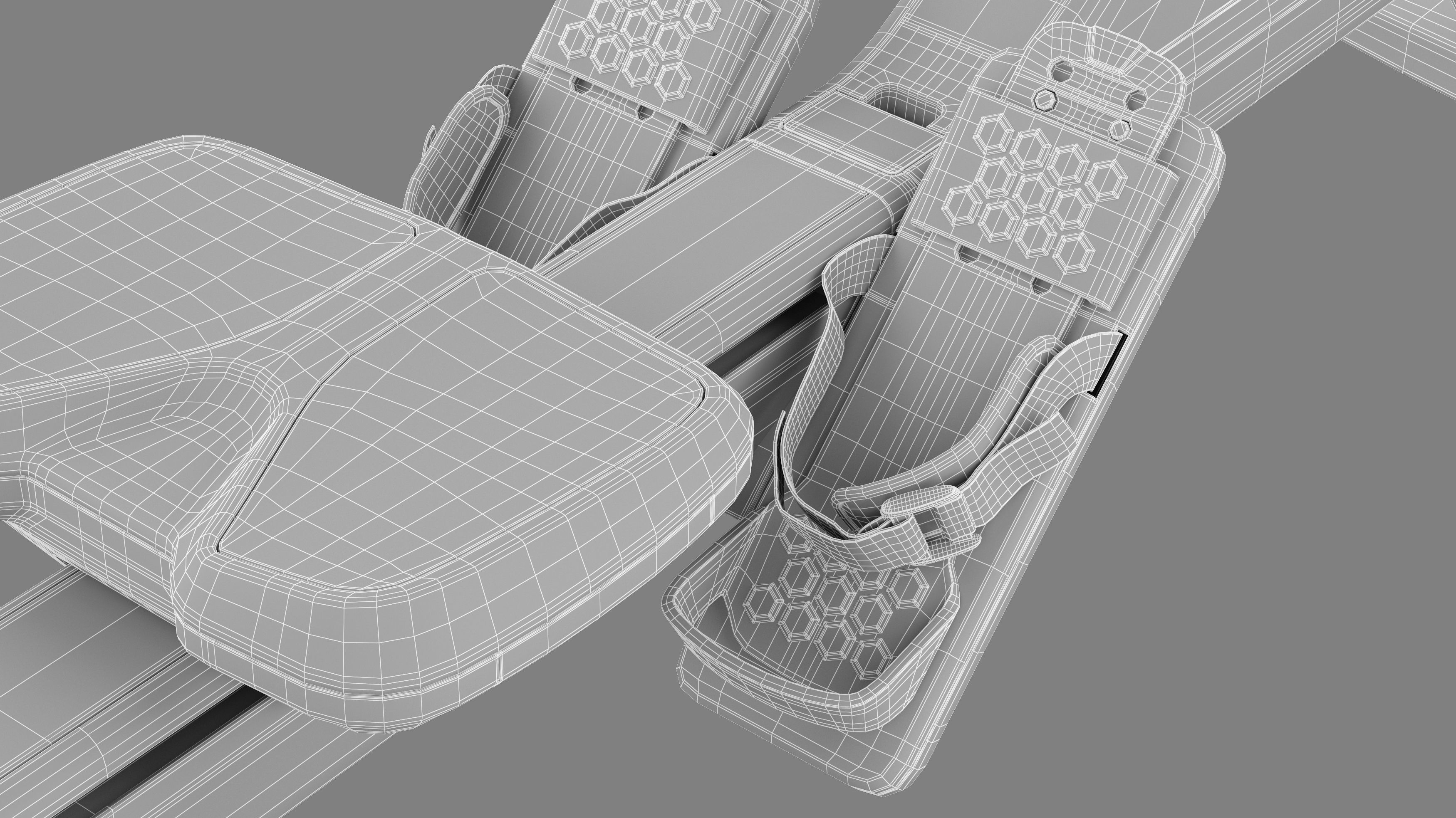 Technogym SkillRow 3D model_16