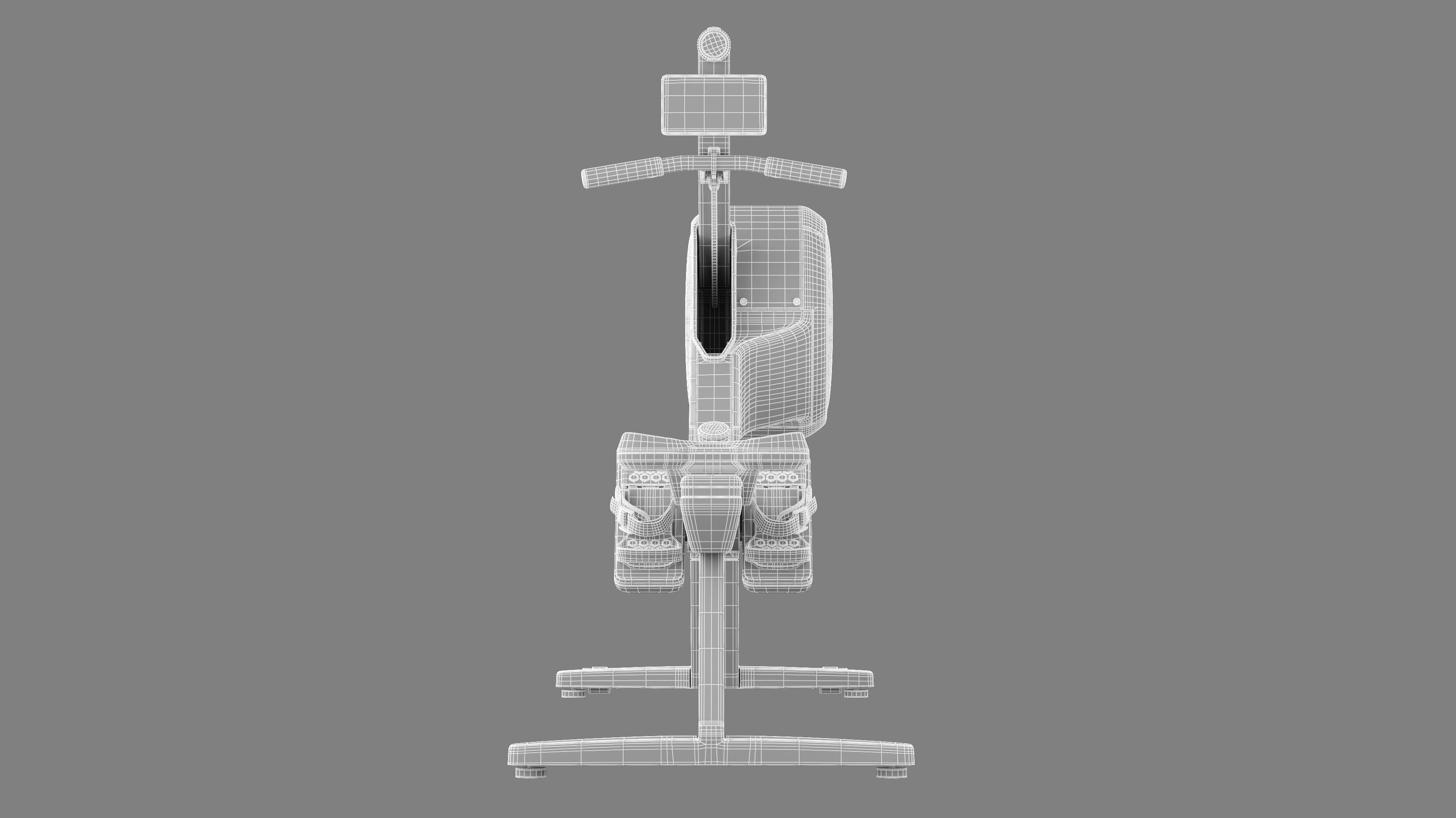 Technogym SkillRow 3D model_11