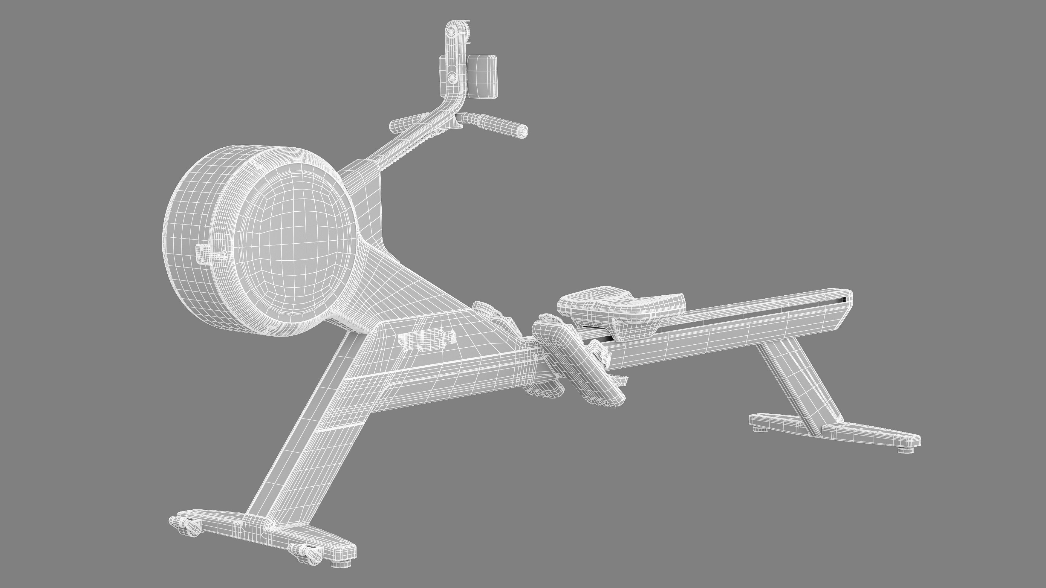 Technogym SkillRow 3D model_10
