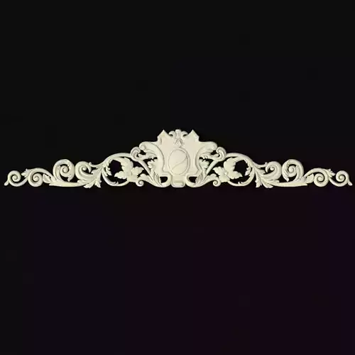 Central decor ornament for furniture