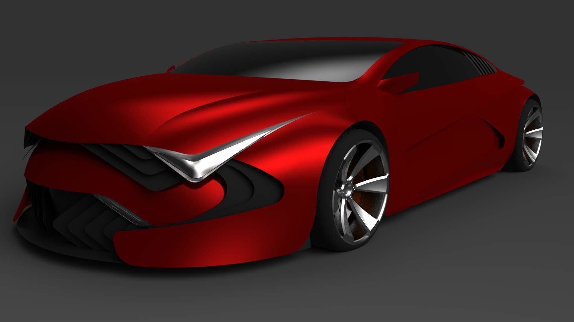 Ford concept 3D model_3